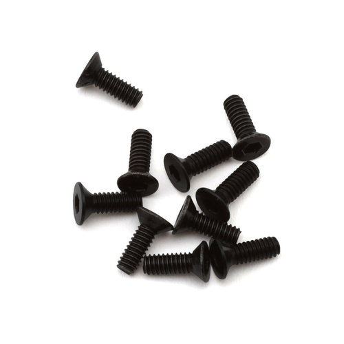 EcoPower 2mm "High Strength" Steel Flat Head Screws (10) (2x6mm)