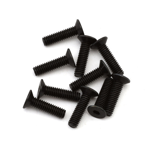 EcoPower 2.5mm "High Strength" Steel Flat Head Screws (10) (2.5x10mm)