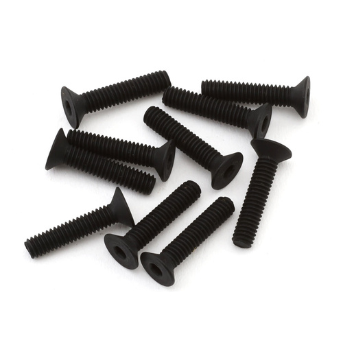 EcoPower 2.5mm "High Strength" Steel Flat Head Screws (10) (2.5x12mm)