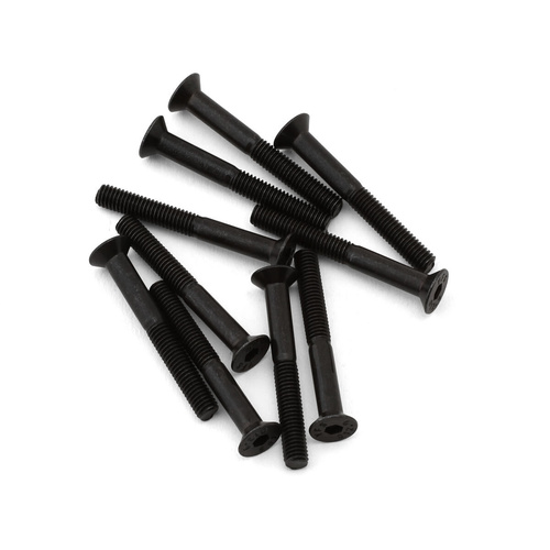 EcoPower 3mm "High Strength" Steel Flat Head Screws (10) (3x25mm)