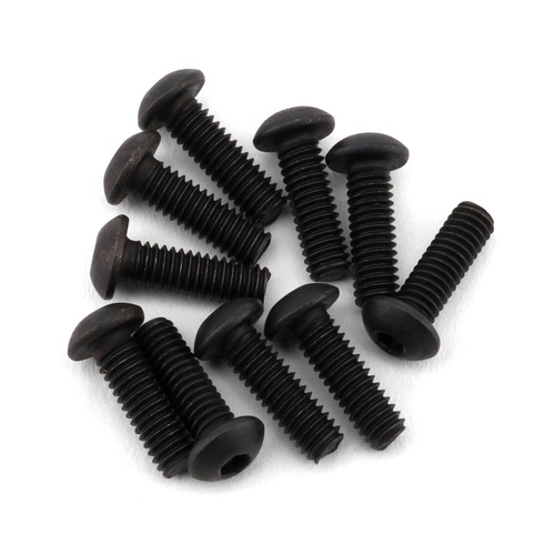 EcoPower 2.5mm "High Strength" Steel Button Head Screws (10) (2.5x8mm)