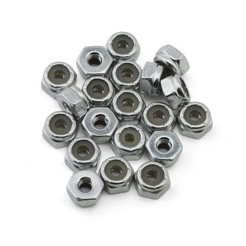 EcoPower 4-40 "High Strength" Standard ZP Steel Lock Nuts (20)