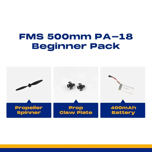FMS 500mm PA-18 Beginner Pack
