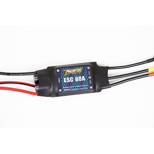 Predator 60amp ESC EC5 3000mm FOX