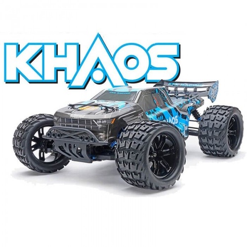 FTX Khaos 1/10 Brushless 4WD Truggy RTR With 3S Lipo And Charger - Blue