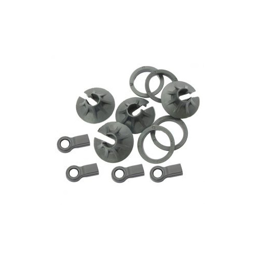 Shaft ball end, spring mount