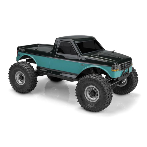 JCI Tucked, 1995 Ford F-150 body, pre-cut (Fits - Traxxas TRX-4 Sport, Enduro, Axial, Vanquish 12.3" wheelbase)