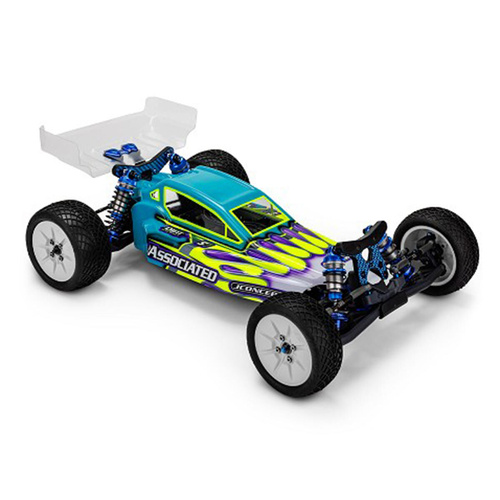 JConcepts RC10B7/B7D "Protector" 1/10 Buggy Body (Clear) w/Wing