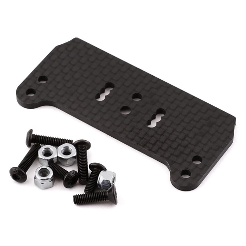 F2 truggy body mount adaptor, carbon fiber - Team Associated RC8T3 (Requires Team Associated #81447)