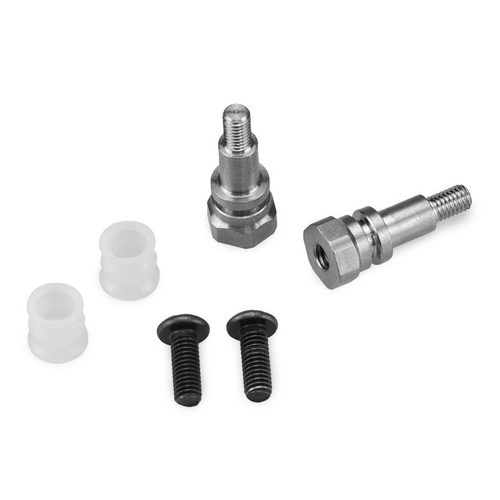 B6.4 (R) , B74.2 (F&R) Fin Titanium shock stand-offs w/ bushing - 10mm (Fits - B74.1 , B74.2 front and rear)