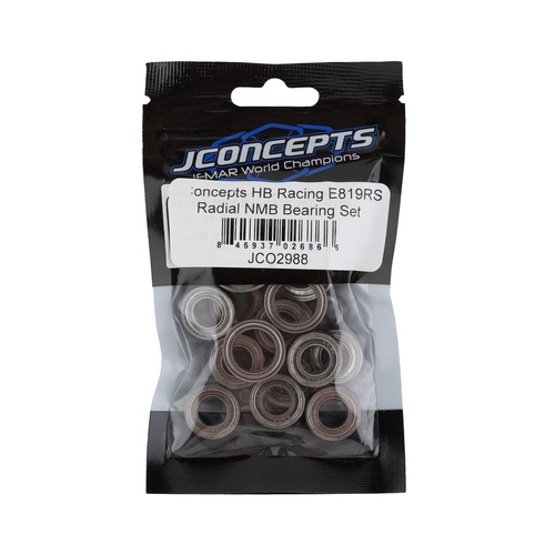 JConcepts Radial NMB bearing set - Fits, HB E819RS