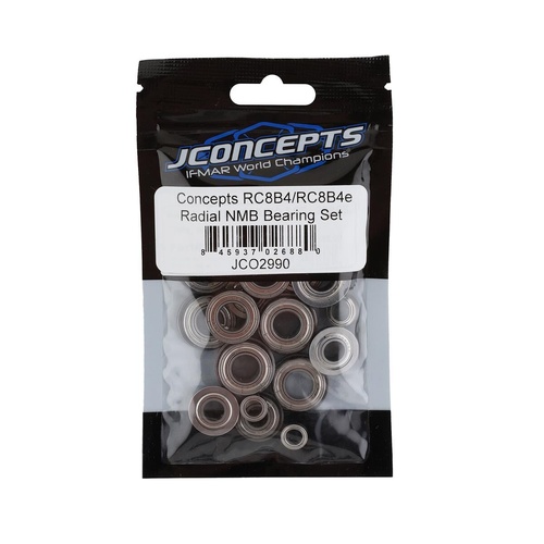 JConcepts Radial NMB bearing set - Fits, RC8B4 , RC8B4e