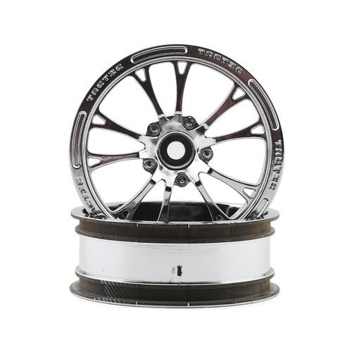 JConcepts Tactic Street Eliminator 2.2" Front Drag Racing Wheels (2) (Chrome)
