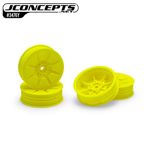 Pioneer - B7.1 , YZ2 , XB2 , LD3 , 22X, 2.2" 2wd Buggy Slim Front Wheel  YELLOW
