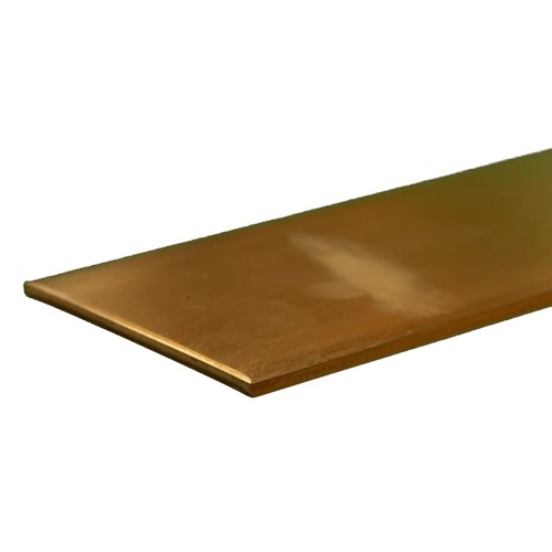 Brass Strip: 0.093" Thick x 2" Wide x 12" Long (1 Piece)