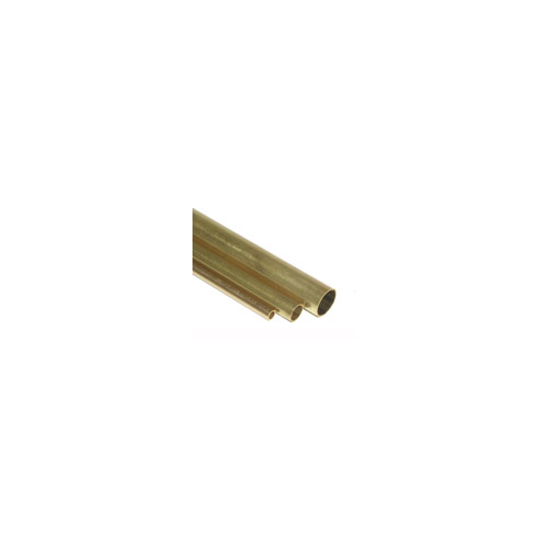 K&S 9853 SQUARE BRASS TUBE  (300MM LENGTHS) 5MMX5MM X .45MM WALL (2 PIECES)