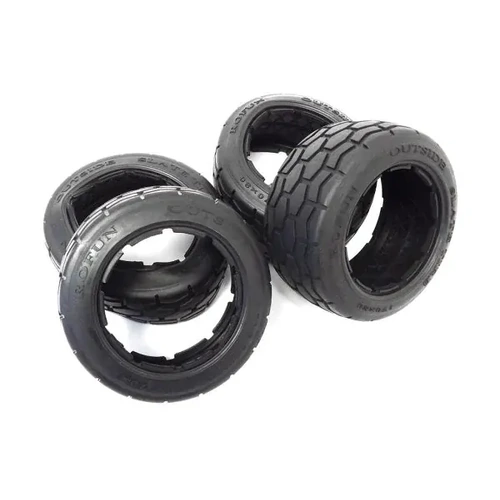 Rovan Baga Buggy Full Set of ON Road Slab Stone Racing Tires (set of 4)