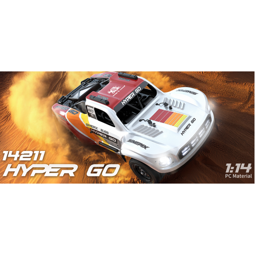 MJX 1/14 Hyper Go 4WD High-Speed Off-Road Brushless RC Short Course 