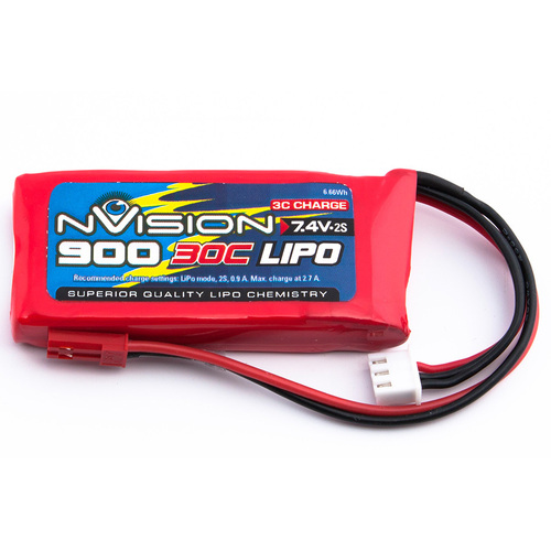 nVision LiPo 2s 7.4V 900 30C