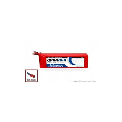 LiPo 3000mAh 2S 7.4V 35C (Deans plug)