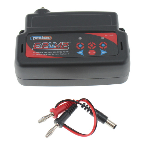 PROLUX 1671 PUMP WITH BUILT IN RE CHARGEABLE BATTERY & CHARGE LEAD