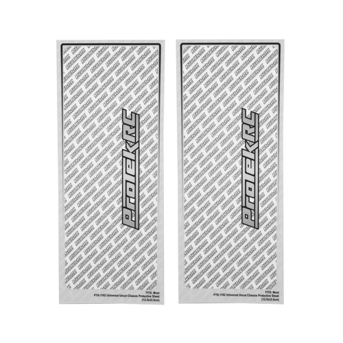 ProTek RC Universal Chassis Protective Sheet (White) (2)