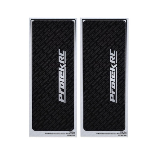 ProTek RC Universal Chassis Protective Sheet (Black) (2)