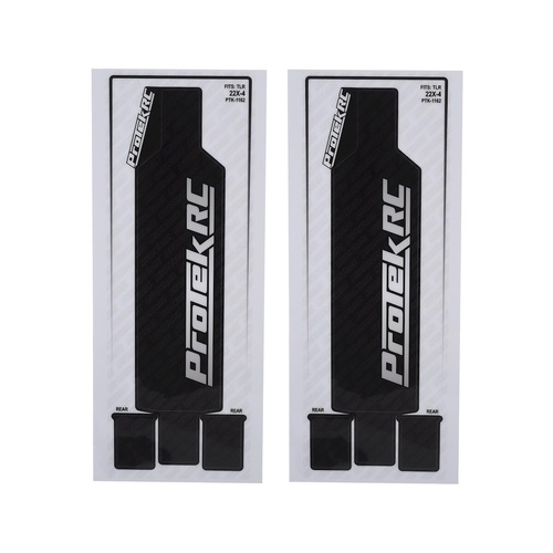 ProTek RC TLR 22X-4 "Thick" Precut Chassis Protective Sheet (2)