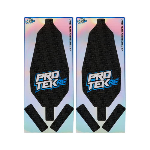 ProTek RC Team Associated B7 Chassis Protectors (Holographic Black) (2)