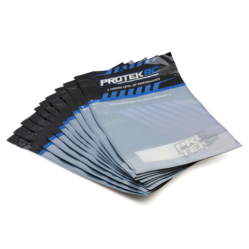 ProTek RC Resealable 1/8 Truggy Tire Storage Bags (10) (42x29.21cm)