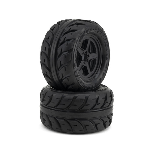 UpGrade RC Low-Pro BELTED Street Radials 2.8" Pre-Mounted On-Road Tires