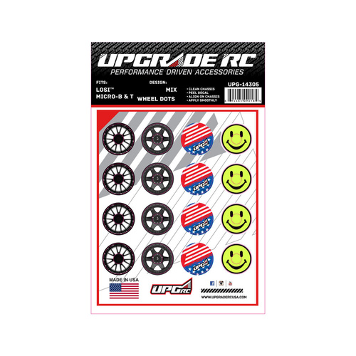 UpGrade RC Wheel Dots for Losi® Micro-B & T (Mix)