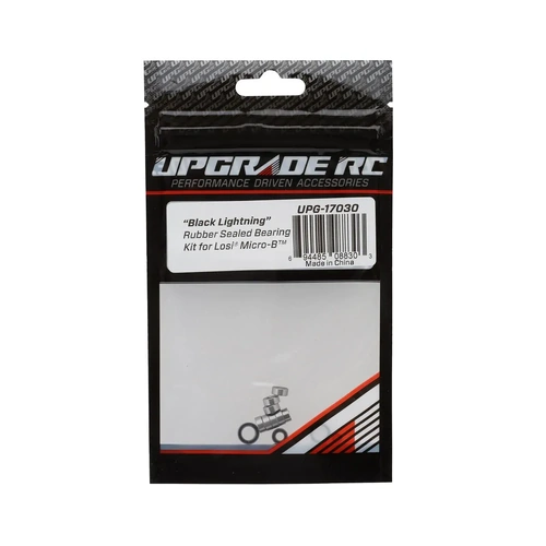 UpGrade RC "Black Lightning" Rubber Sealed Bearing Kit for Losi® Micro-B™