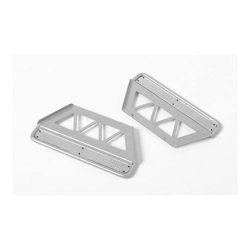 Trifecta Side Sliders for Land Cruiser LC70 Body (Silver)