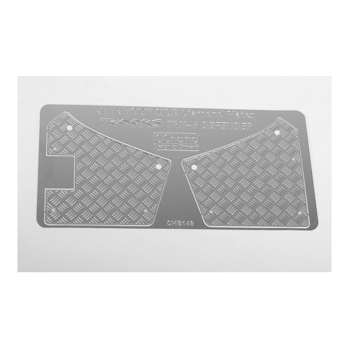 Diamond Plate Rear Fender Quarters for Traxxas TRX-4