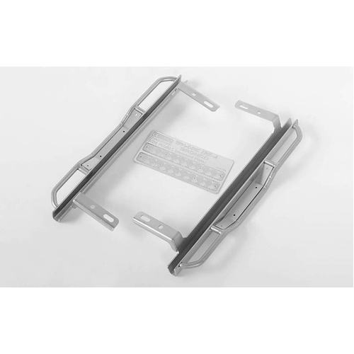 Ranch Side Step Sliders for Traxxas TRX-4 '79 Bronco Ranger XLT (Silver)