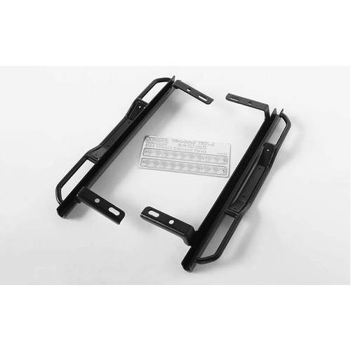 Ranch Side Step Sliders for Traxxas TRX-4 '79 Bronco Ranger XLT (Black)