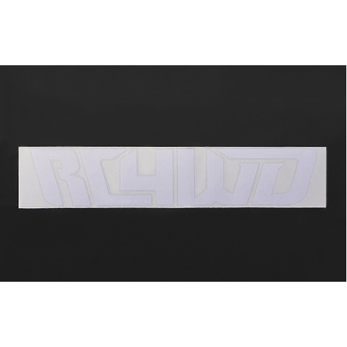 RC4WD White Vinyl Decal