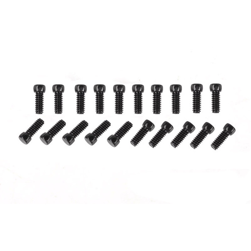 RC4WD Scale Hex Head Bolts (M1.6x4mm) (Black)