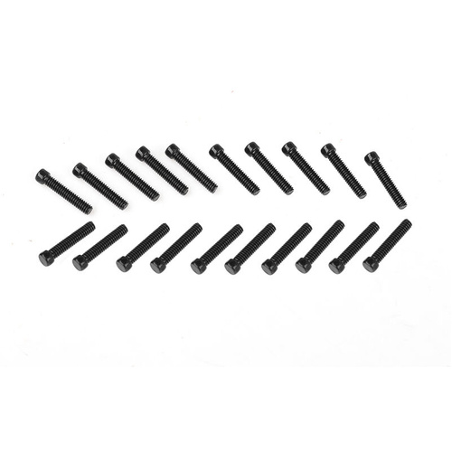 RC4WD Scale Hex Head Bolts (M2x10mm) (Black)