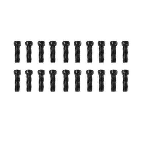 RC4WD Scale Hex Head Bolts (M3x10mm) (Black)