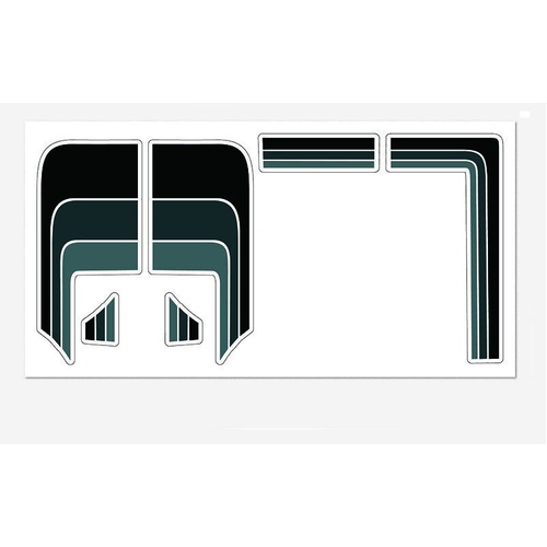 RC4WD Toyota 79-81 Body Decals (Grey)