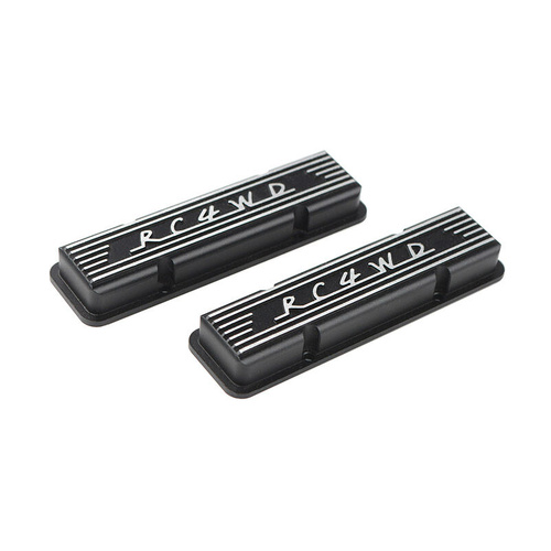 RC4WD Aluminum Valve Covers for Scale V8 Engine (Black)