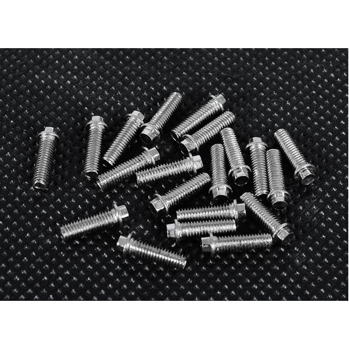 RC4WD Miniature Scale Hex Bolts (M3x10mm) (Silver)
